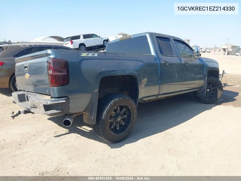 2014 Chevrolet Silverado 1500 2Lt VIN: 1GCVKREC1EZ214330 Lot: 40551435