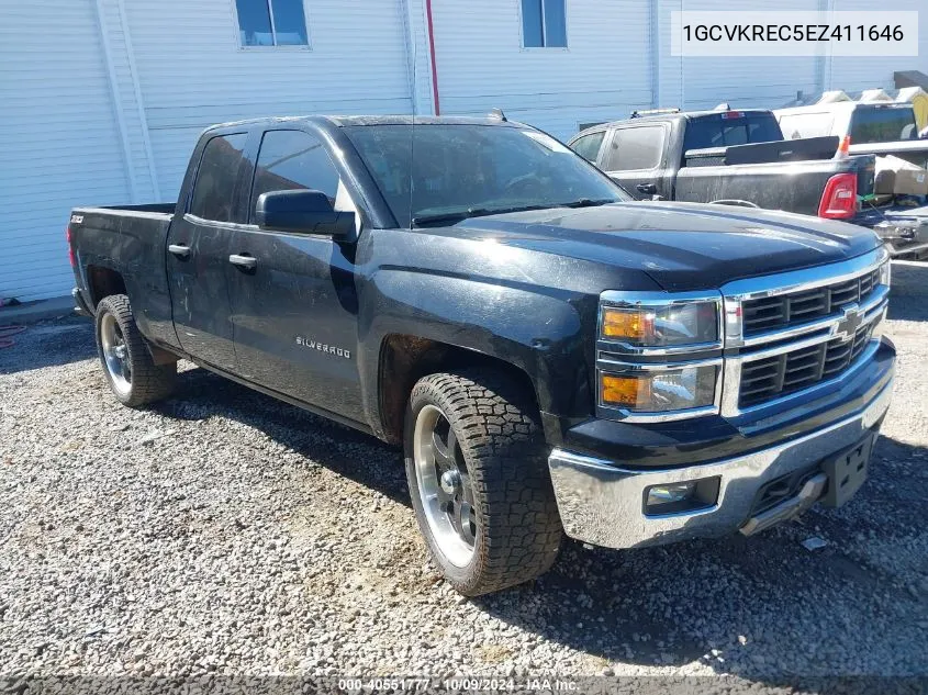 2014 Chevrolet Silverado 1500 2Lt VIN: 1GCVKREC5EZ411646 Lot: 40551777