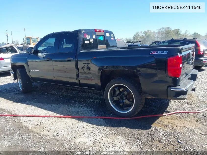 2014 Chevrolet Silverado 1500 2Lt VIN: 1GCVKREC5EZ411646 Lot: 40551777