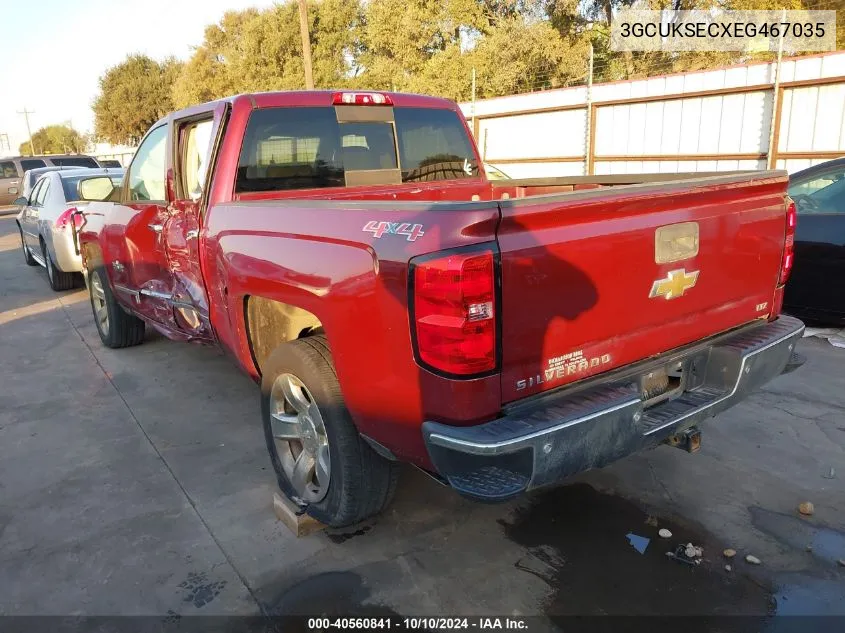 2014 Chevrolet Silverado 1500 1Lz VIN: 3GCUKSECXEG467035 Lot: 40560841