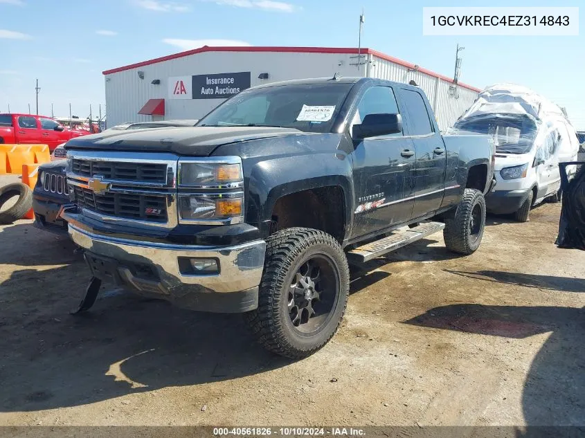 2014 Chevrolet Silverado 1500 2Lt VIN: 1GCVKREC4EZ314843 Lot: 40561826