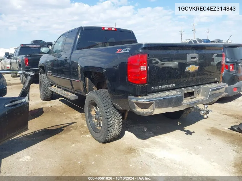 2014 Chevrolet Silverado 1500 2Lt VIN: 1GCVKREC4EZ314843 Lot: 40561826