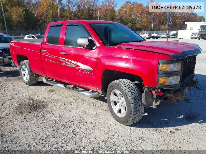 2014 Chevrolet Silverado 1500 Work Truck 1Wt VIN: 1GCVKPEH4EZ139378 Lot: 40615610