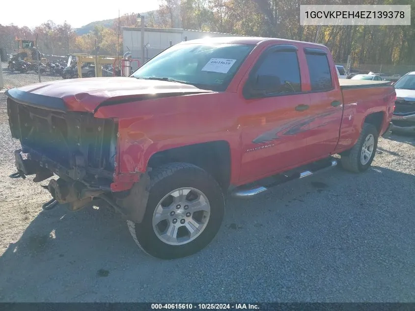 2014 Chevrolet Silverado 1500 Work Truck 1Wt VIN: 1GCVKPEH4EZ139378 Lot: 40615610