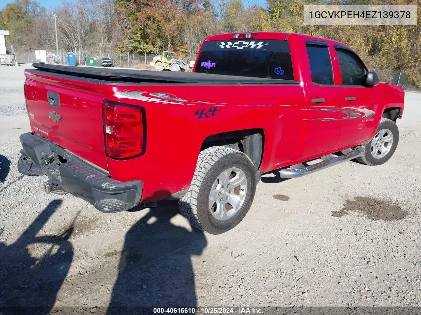 2014 Chevrolet Silverado 1500 Work Truck 1Wt VIN: 1GCVKPEH4EZ139378 Lot: 40615610