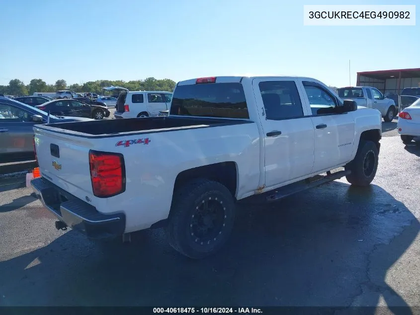 3GCUKREC4EG490982 2014 Chevrolet Silverado 1500 1Lt