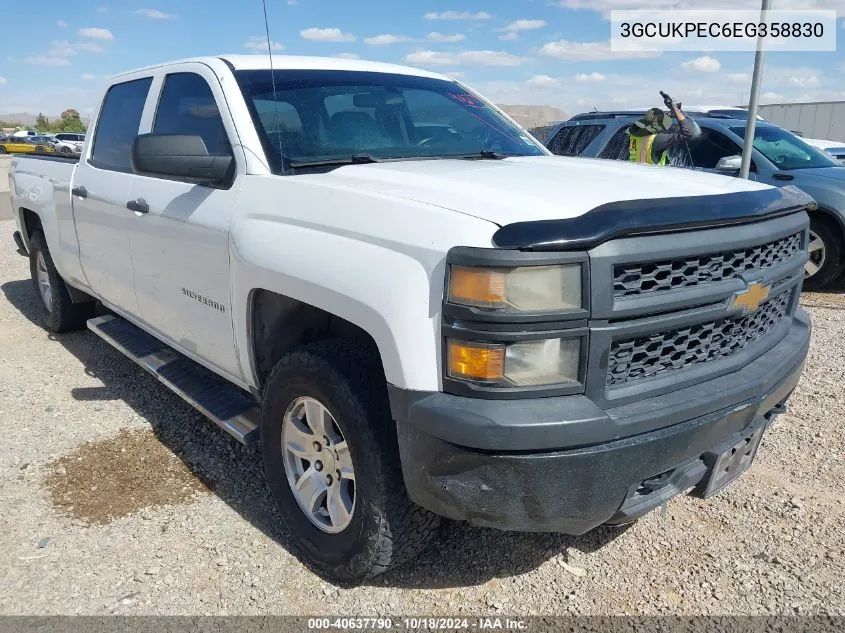 2014 Chevrolet Silverado 1500 Work Truck 1Wt VIN: 3GCUKPEC6EG358830 Lot: 40637790