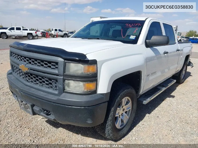 2014 Chevrolet Silverado 1500 Work Truck 1Wt VIN: 3GCUKPEC6EG358830 Lot: 40637790