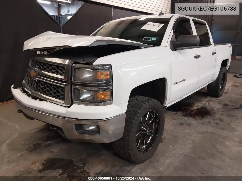 2014 Chevrolet Silverado 1500 1Lt VIN: 3GCUKREC7EG106788 Lot: 40656801