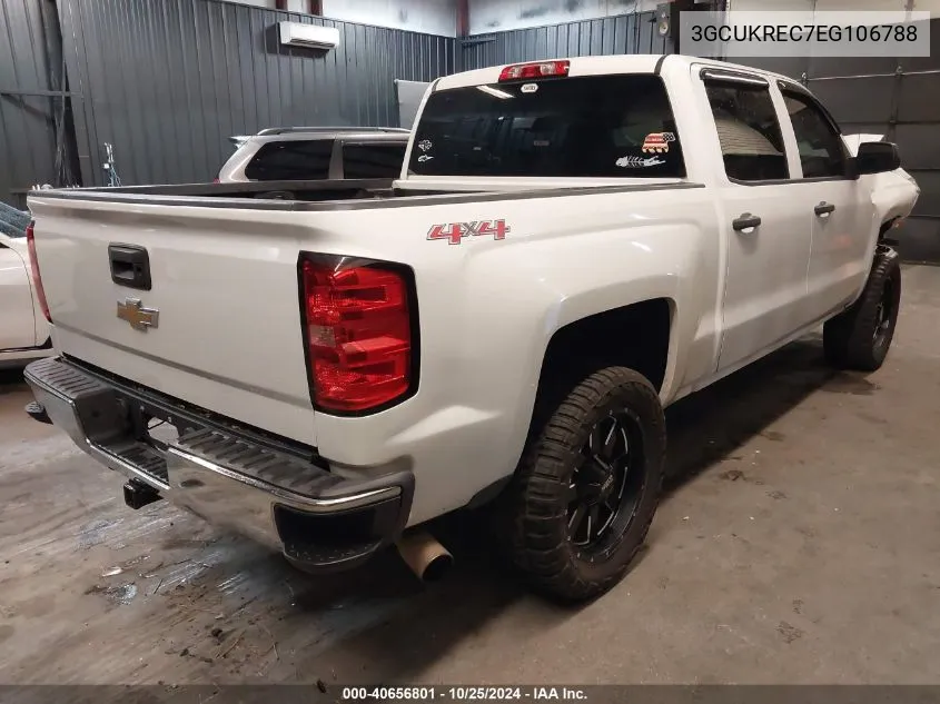 2014 Chevrolet Silverado 1500 1Lt VIN: 3GCUKREC7EG106788 Lot: 40656801