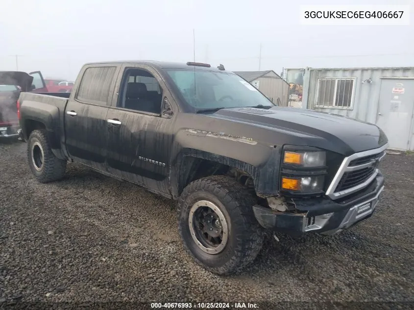 2014 Chevrolet Silverado 1500 Ltz VIN: 3GCUKSEC6EG406667 Lot: 40676993