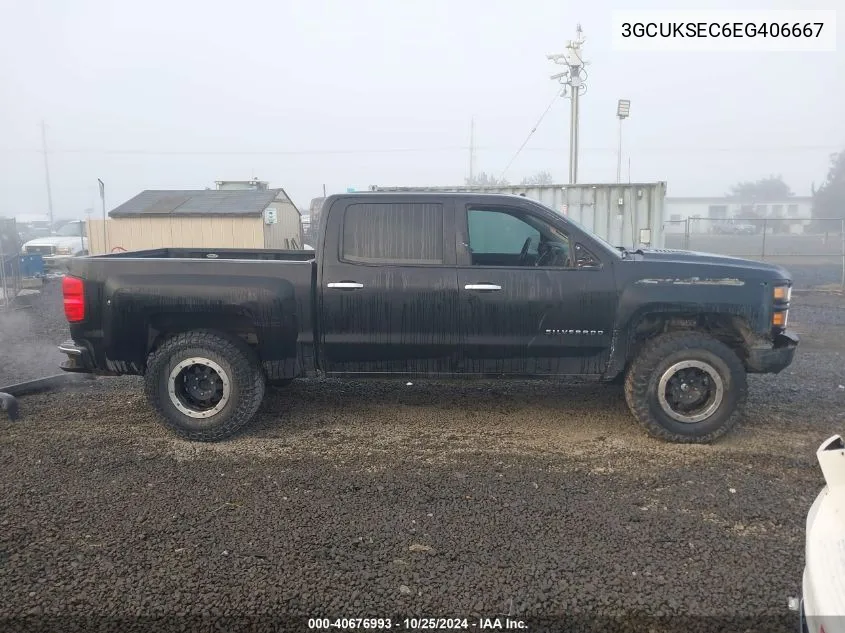 2014 Chevrolet Silverado 1500 Ltz VIN: 3GCUKSEC6EG406667 Lot: 40676993