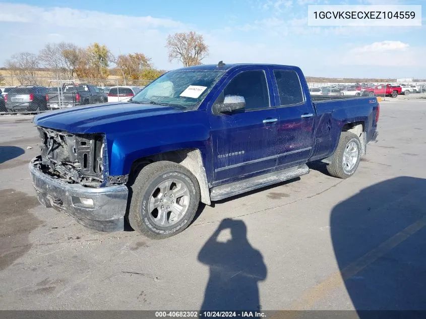 1GCVKSECXEZ104559 2014 Chevrolet Silverado 1500 2Lz