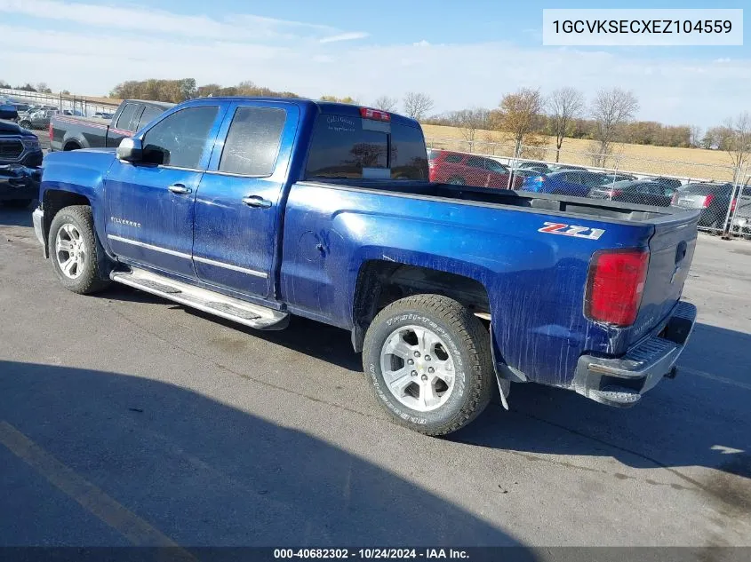 1GCVKSECXEZ104559 2014 Chevrolet Silverado 1500 2Lz