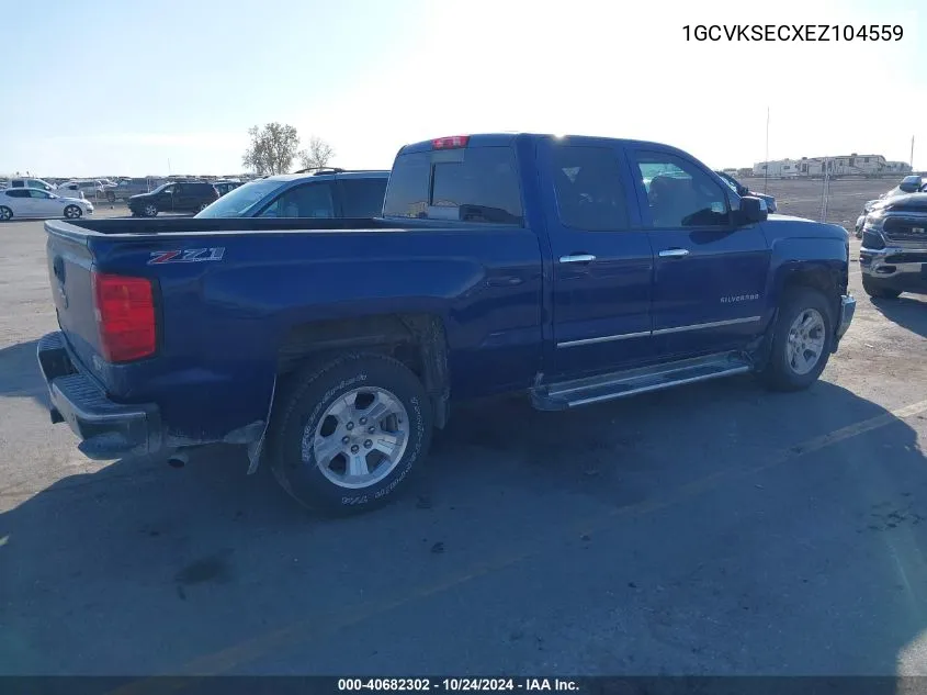 1GCVKSECXEZ104559 2014 Chevrolet Silverado 1500 2Lz