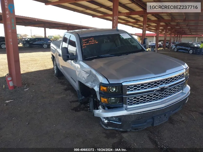 2014 Chevrolet Silverado 1500 1Lt VIN: 1GCRCREC8EZ237716 Lot: 40683372