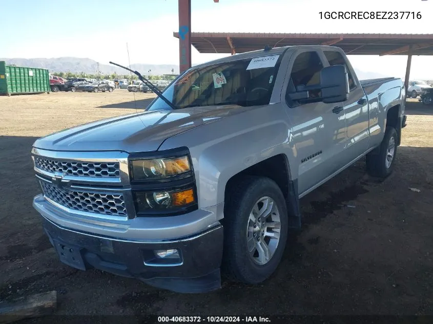 2014 Chevrolet Silverado 1500 1Lt VIN: 1GCRCREC8EZ237716 Lot: 40683372