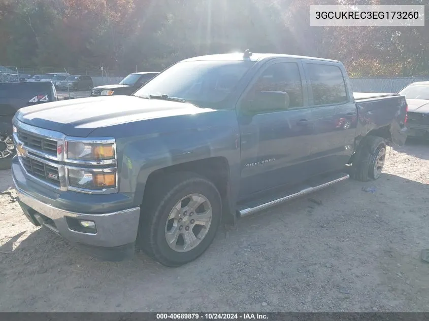 3GCUKREC3EG173260 2014 Chevrolet Silverado 1500 2Lt