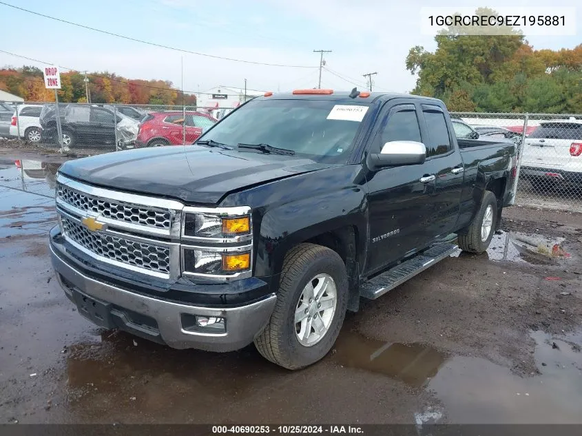 2014 Chevrolet Silverado 1500 1Lt VIN: 1GCRCREC9EZ195881 Lot: 40690253