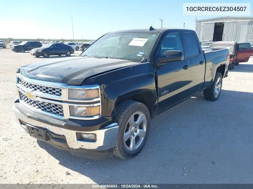 2014 Chevrolet Silverado 1500 1Lt VIN: 1GCRCREC6EZ304507 Lot: 40690803