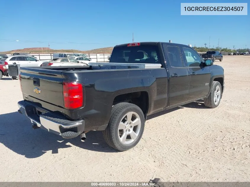 2014 Chevrolet Silverado 1500 1Lt VIN: 1GCRCREC6EZ304507 Lot: 40690803