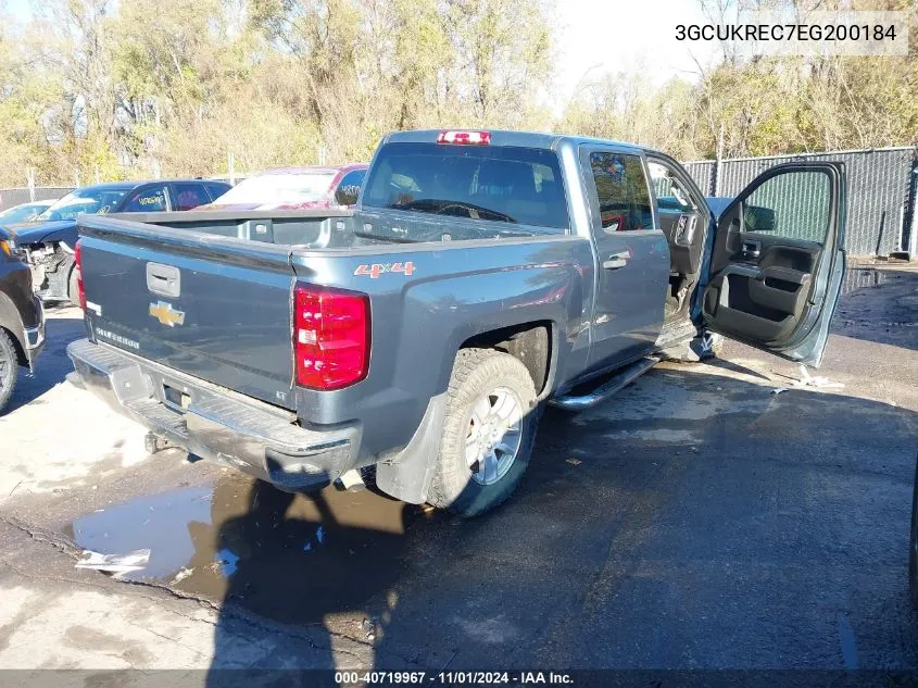 2014 Chevrolet Silverado 1500 1Lt VIN: 3GCUKREC7EG200184 Lot: 40719967