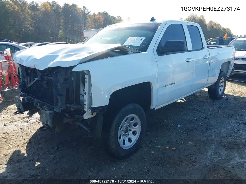 2014 Chevrolet Silverado 1500 Work Truck 2Wt VIN: 1GCVKPEH0EZ273174 Lot: 40722170