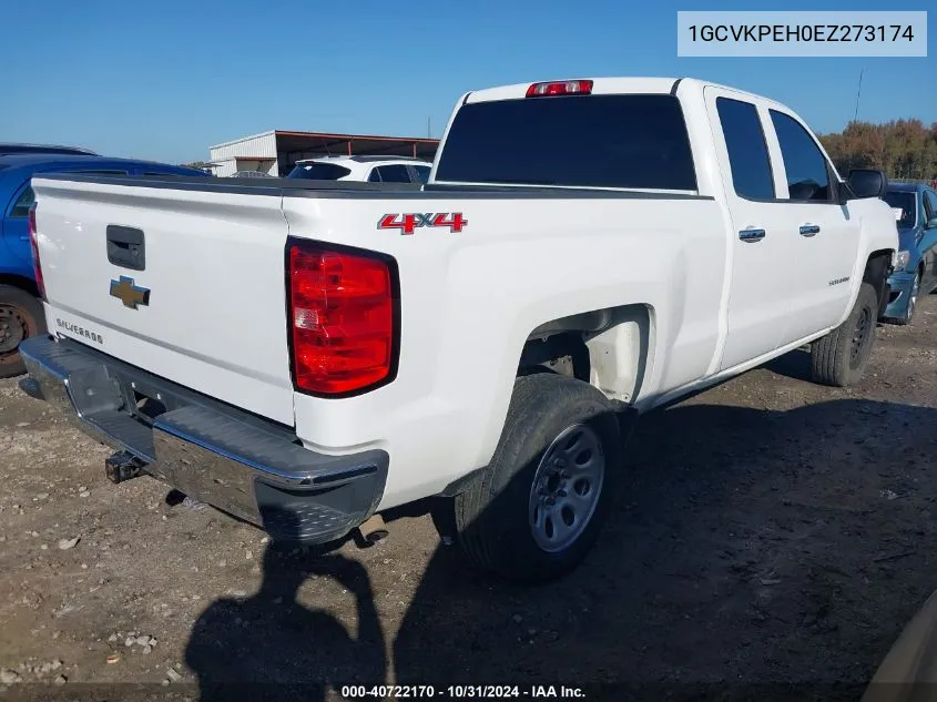 2014 Chevrolet Silverado 1500 Work Truck 2Wt VIN: 1GCVKPEH0EZ273174 Lot: 40722170