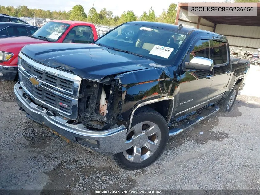 2014 Chevrolet Silverado 1500 Ltz VIN: 3GCUKSEC8EG236456 Lot: 40729589