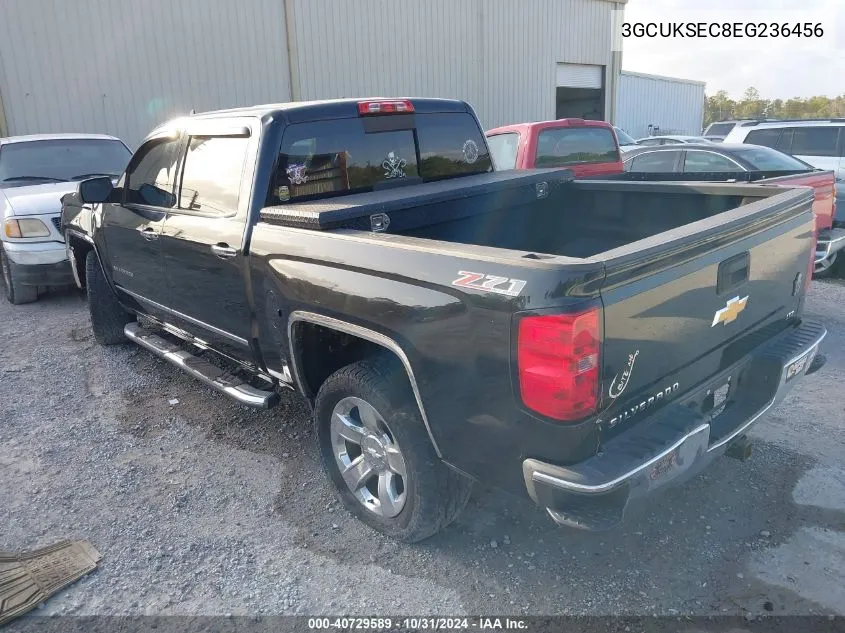 2014 Chevrolet Silverado 1500 Ltz VIN: 3GCUKSEC8EG236456 Lot: 40729589