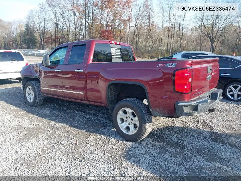 2014 Chevrolet Silverado 1500 2Lz VIN: 1GCVKSEC6EZ335474 Lot: 40737619