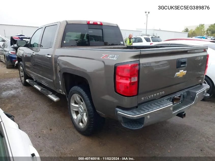 2014 Chevrolet Silverado 1500 2Lz VIN: 3GCUKSEC5EG389876 Lot: 40740016