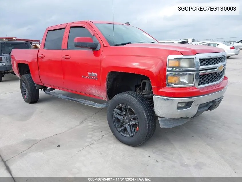 2014 Chevrolet Silverado 1500 1Lt VIN: 3GCPCREC7EG130003 Lot: 40745407