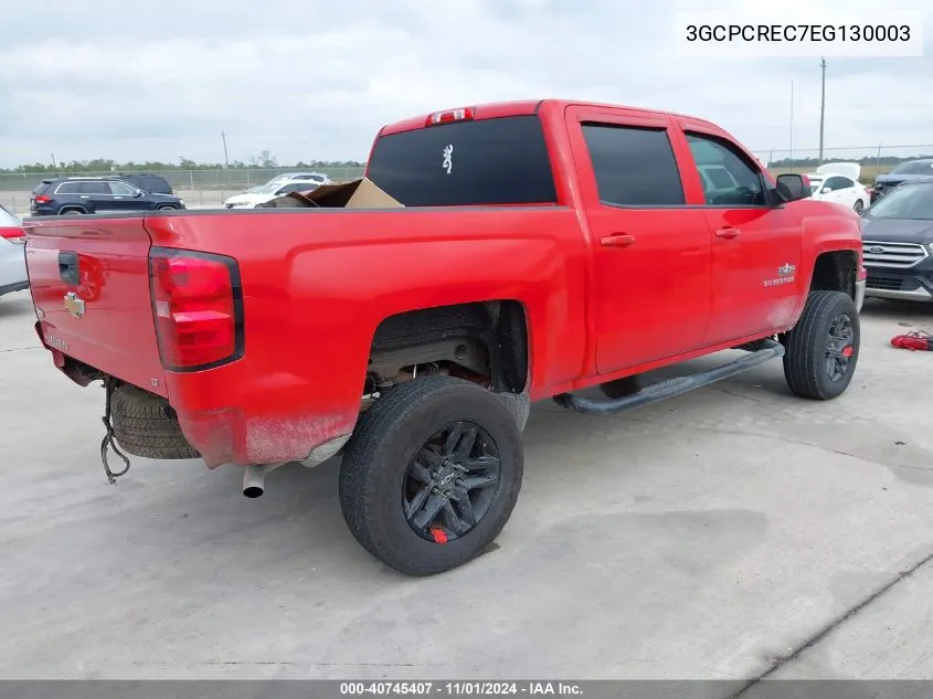 2014 Chevrolet Silverado 1500 1Lt VIN: 3GCPCREC7EG130003 Lot: 40745407