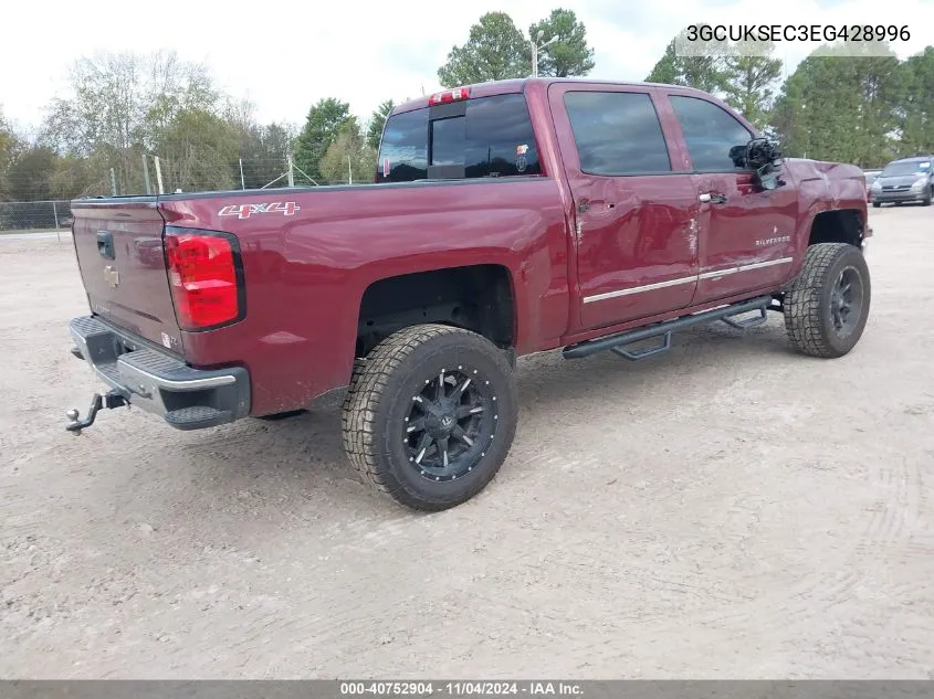 2014 Chevrolet Silverado 1500 1Lz VIN: 3GCUKSEC3EG428996 Lot: 40752904