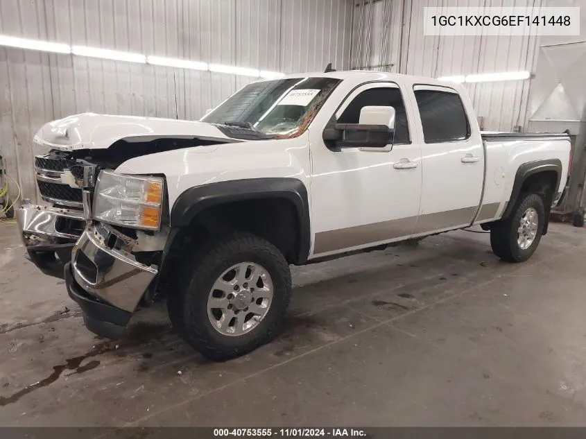 2014 Chevrolet Silverado 2500Hd Lt VIN: 1GC1KXCG6EF141448 Lot: 40753555