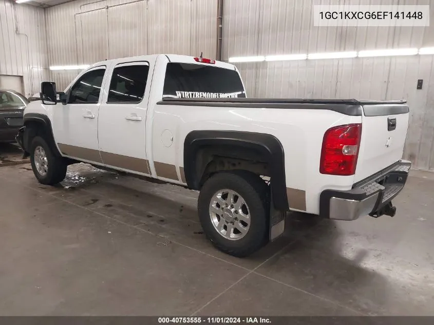 2014 Chevrolet Silverado 2500Hd Lt VIN: 1GC1KXCG6EF141448 Lot: 40753555