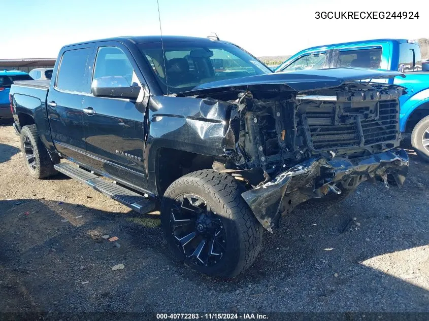 2014 Chevrolet Silverado 1500 1Lt VIN: 3GCUKRECXEG244924 Lot: 40772283