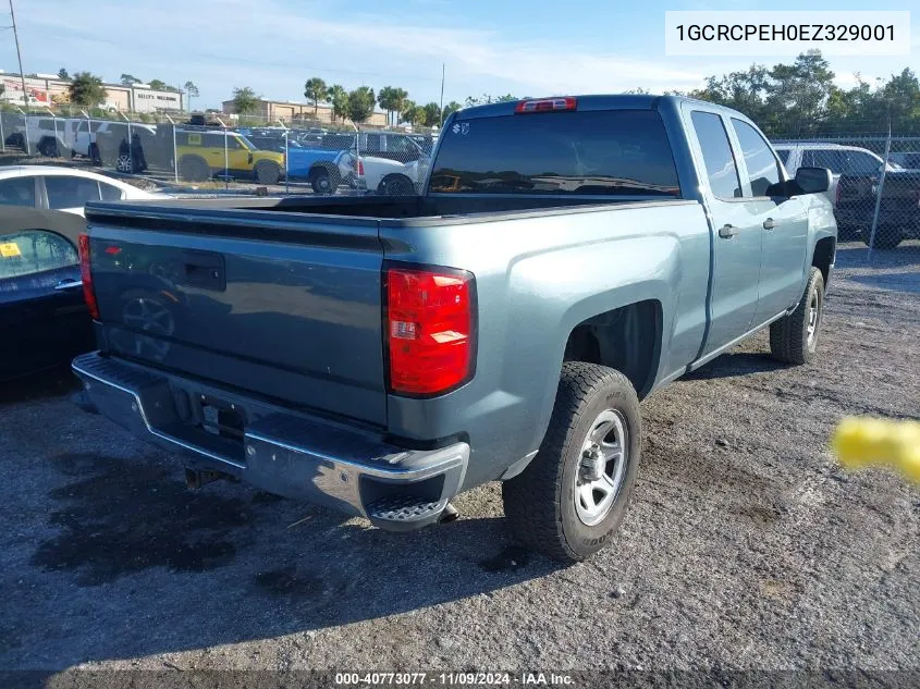 2014 Chevrolet Silverado 1500 Work Truck 2Wt VIN: 1GCRCPEH0EZ329001 Lot: 40773077