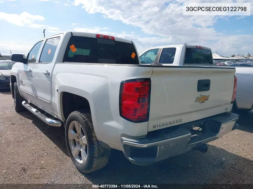 3GCPCSEC0EG122798 2014 Chevrolet Silverado 1500 Ltz