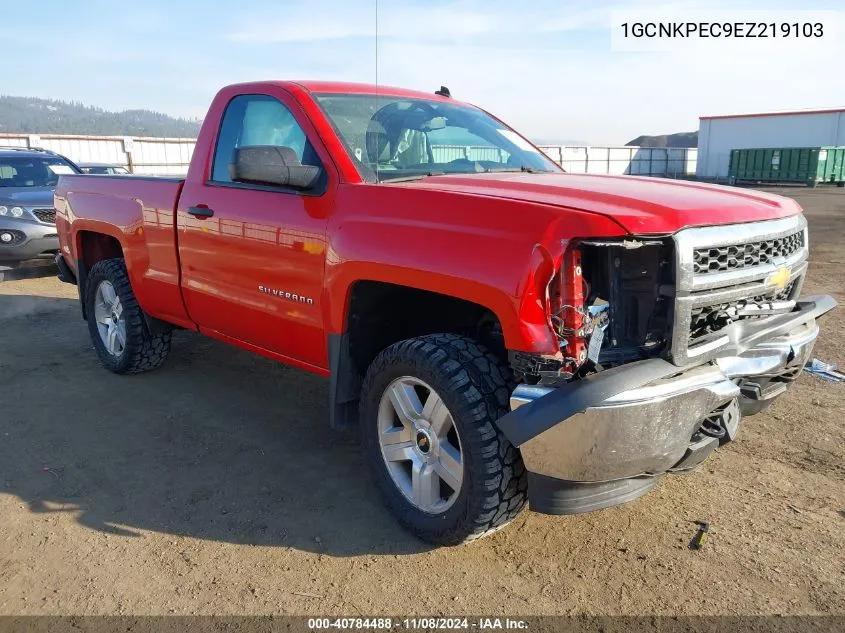 2014 Chevrolet Silverado 1500 Work Truck VIN: 1GCNKPEC9EZ219103 Lot: 40784488