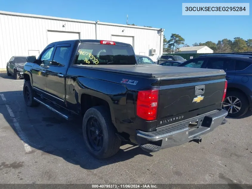 2014 Chevrolet Silverado 1500 2Lz VIN: 3GCUKSEC3EG295284 Lot: 40795373