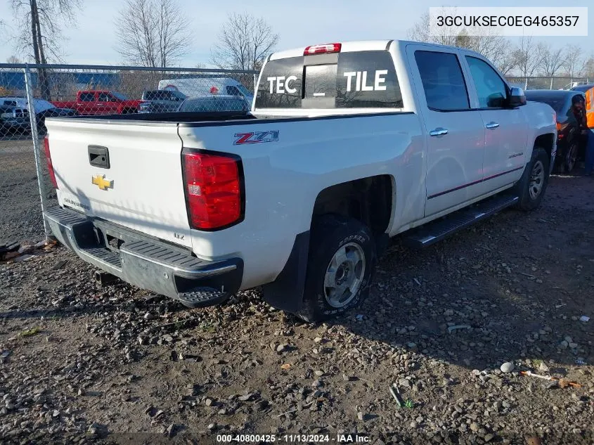 3GCUKSEC0EG465357 2014 Chevrolet Silverado 1500 2Lz