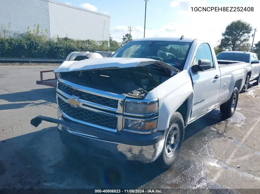 2014 Chevrolet Silverado 1500 Work Truck 2Wt VIN: 1GCNCPEH8EZ252408 Lot: 40806823