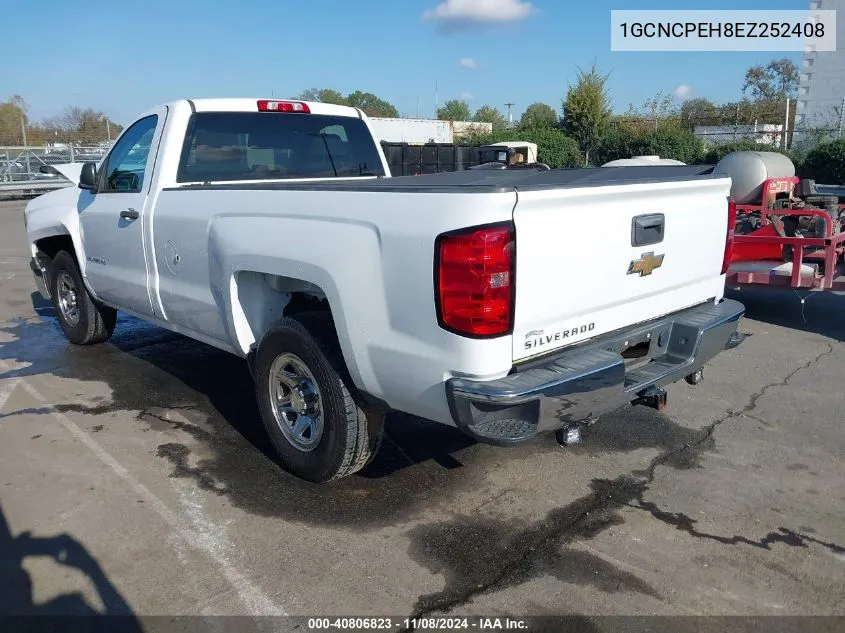 2014 Chevrolet Silverado 1500 Work Truck 2Wt VIN: 1GCNCPEH8EZ252408 Lot: 40806823