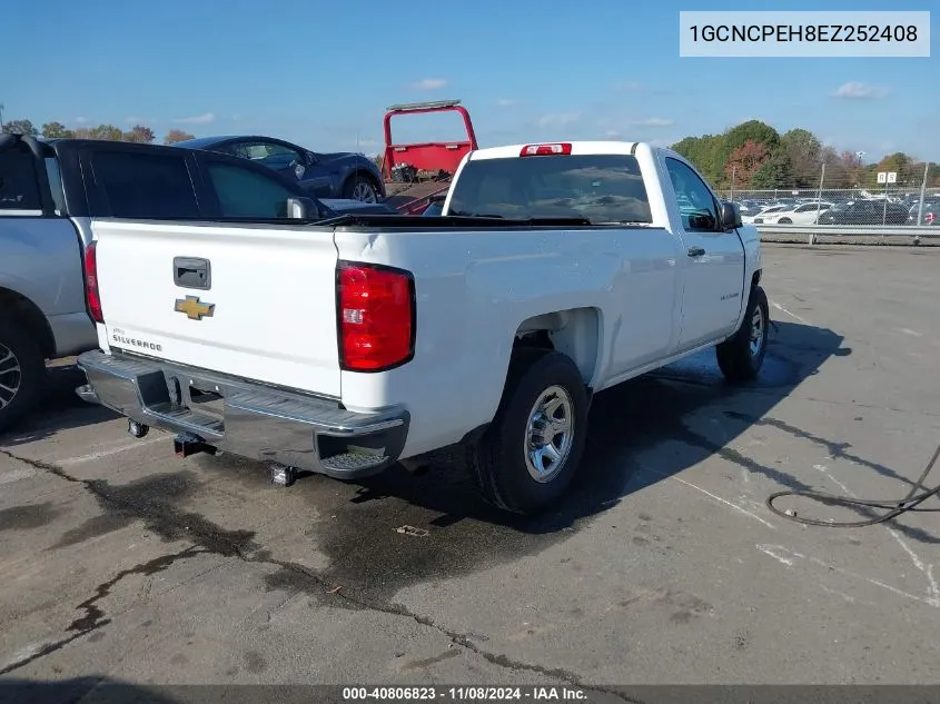 2014 Chevrolet Silverado 1500 Work Truck 2Wt VIN: 1GCNCPEH8EZ252408 Lot: 40806823