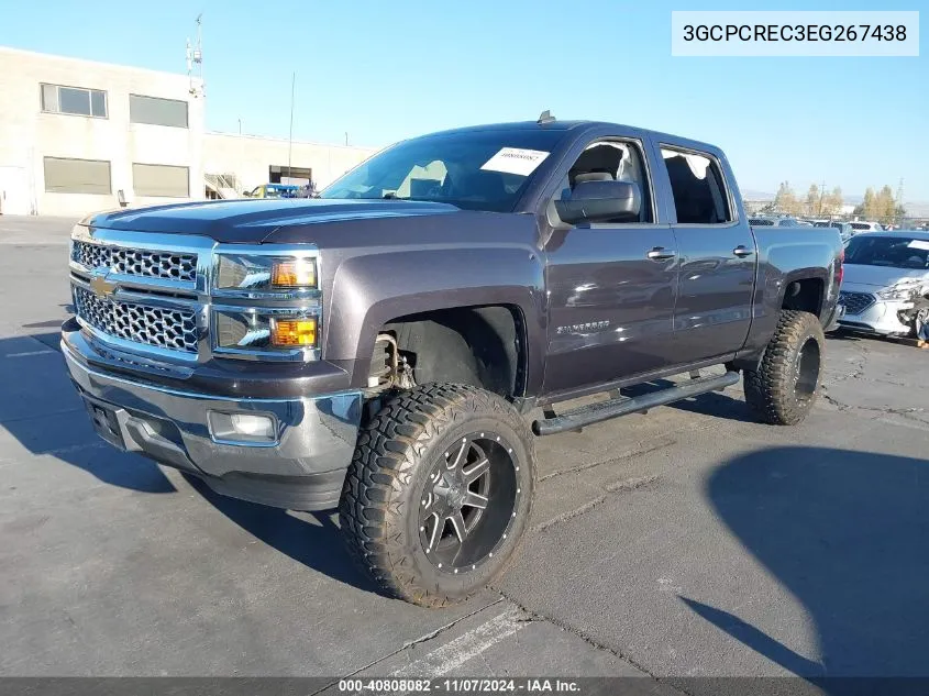 2014 Chevrolet Silverado 1500 1Lt VIN: 3GCPCREC3EG267438 Lot: 40808082