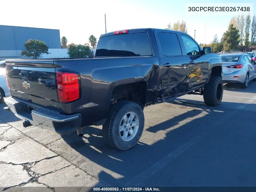 2014 Chevrolet Silverado 1500 1Lt VIN: 3GCPCREC3EG267438 Lot: 40808082