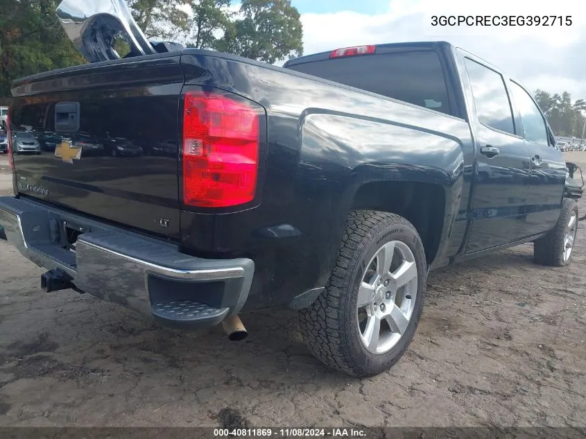 2014 Chevrolet Silverado 1500 1Lt VIN: 3GCPCREC3EG392715 Lot: 40811869