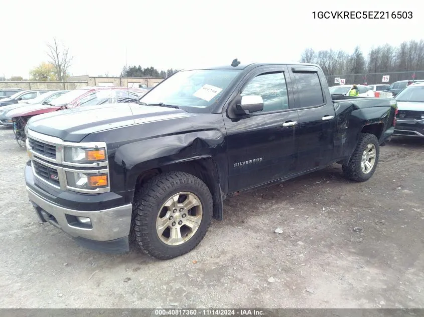 2014 Chevrolet Silverado 1500 2Lt VIN: 1GCVKREC5EZ216503 Lot: 40817360